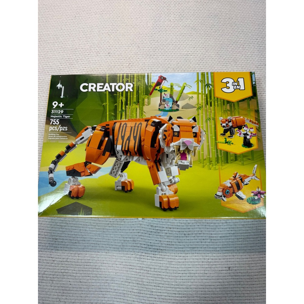 LEGO Creator 3in1 Majestic Tiger 31129 Building Set 755 Pieces New Sealed